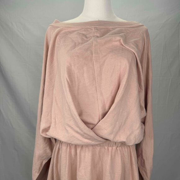 Free People FP Beach Santa Maria Slouchy Mini Dress Dolman Sleeves Size Large - Picture 4 of 16